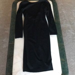 Black Backless Dress